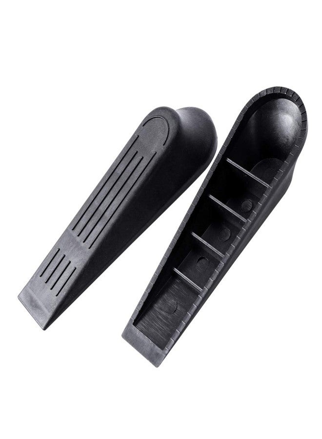 HEALLILY Door Stopper 5Pcs Rubber Door Stop Wedges Heavy Duty Door Stop Blocks Works On All Floor Surface Wedge Door Gap - Image 5